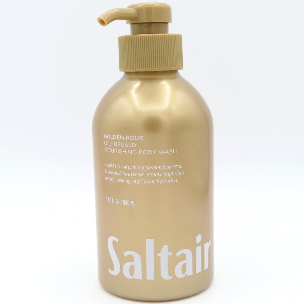 Saltair Golden Hour Oil-Infused Nourishing Body Wash 17 fl oz Pump Bottle